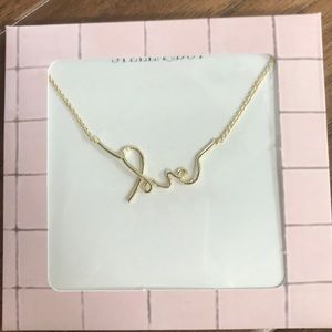 Stella & Dot LOVE necklace